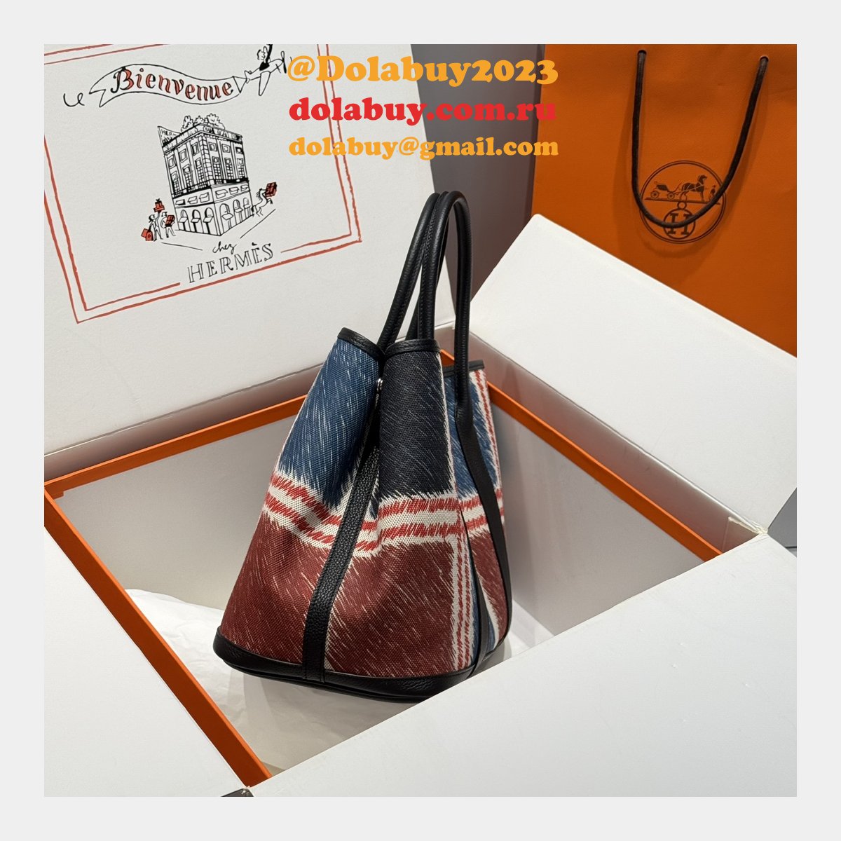 AAA+ Hermes Garden Party Fjord 30/36CM Luxury Bag