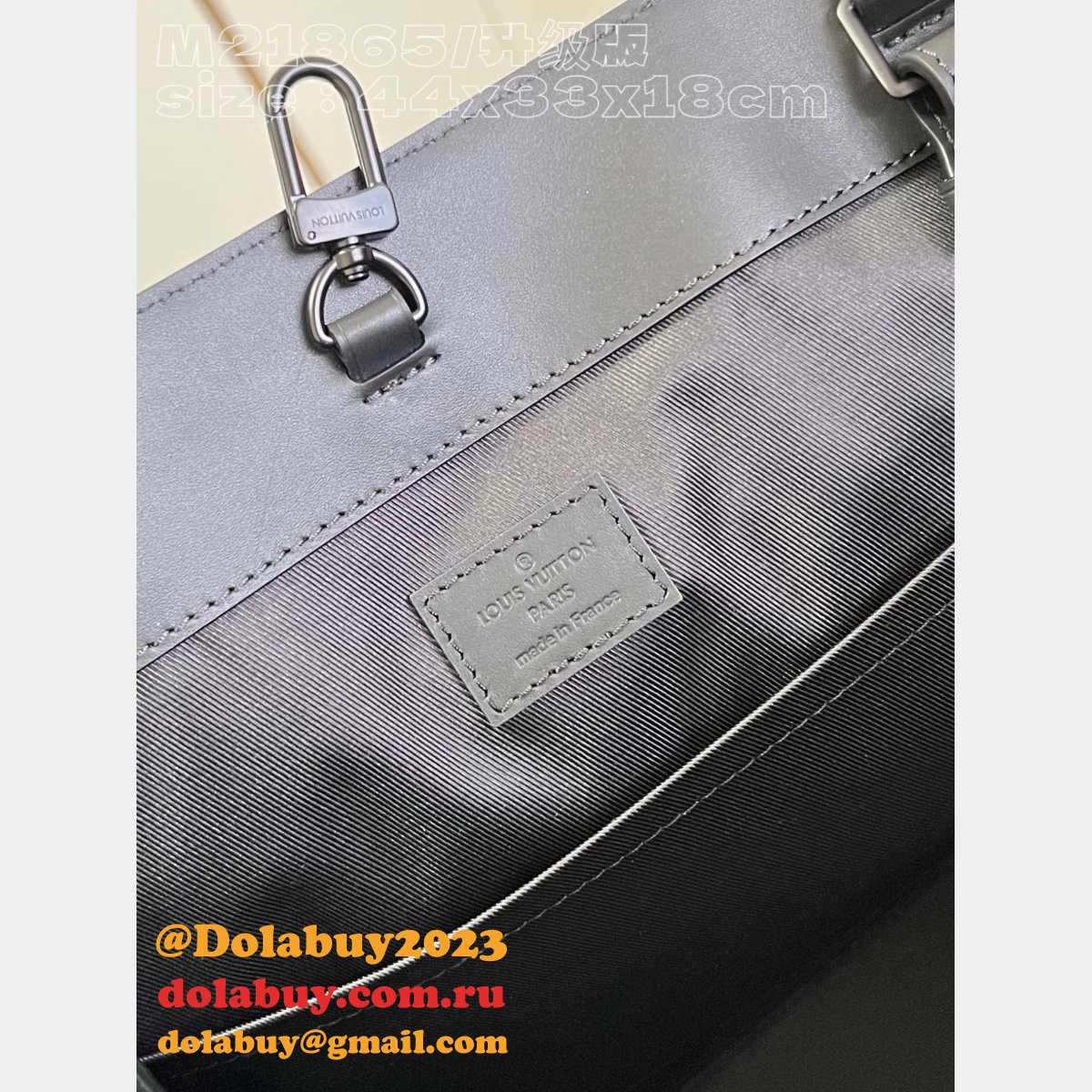 Wholesale Sac Plat 24H Monogram Taurillon M21865 Fake Louis Vuitton Bag