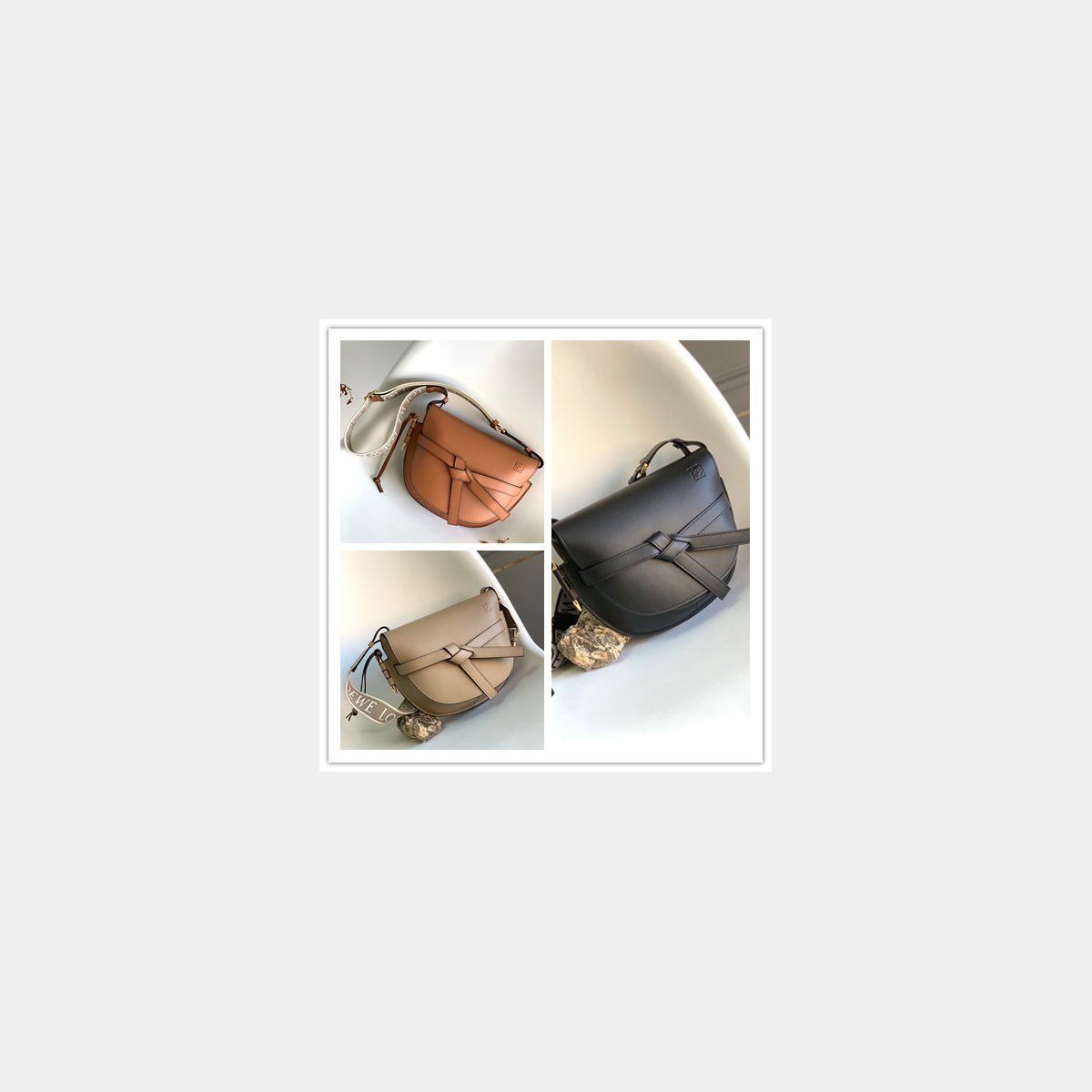 UK 7 Star LOEWE GATE Top Quality AAA+ HADNBAG 25MM