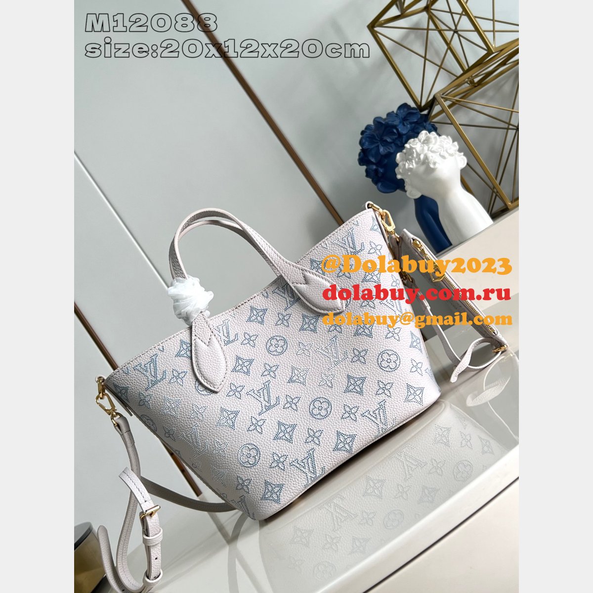 Perfect M12088 Louis Vuitton Blossom Mahina Designer Bag