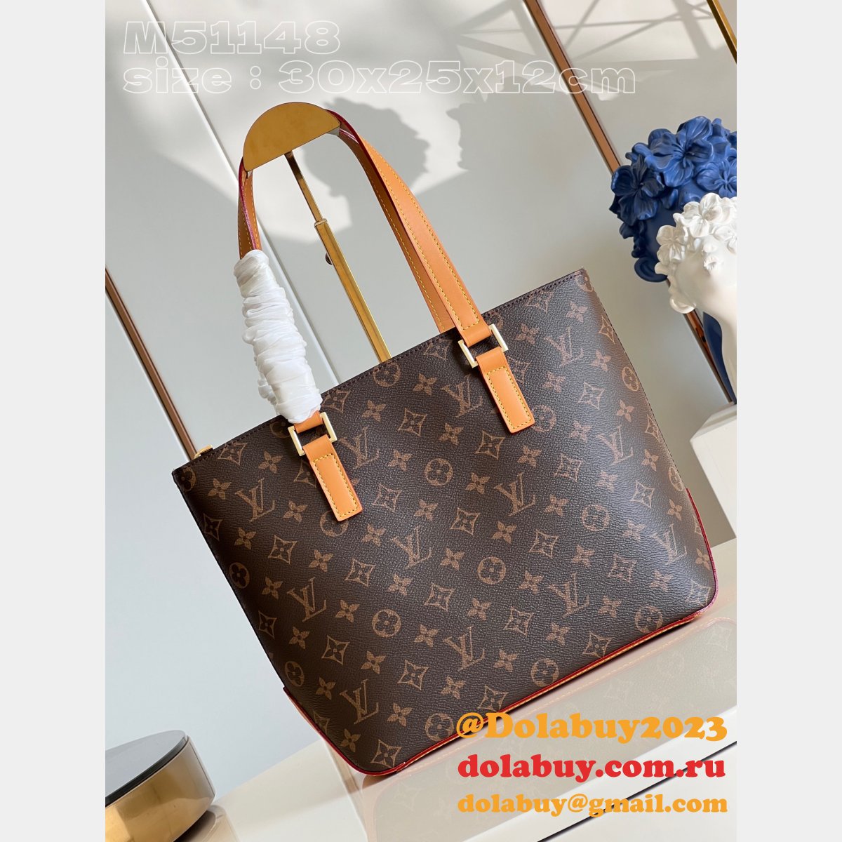 Highly Monogram Cabas Piano Tote Replicas M51148 Louis Vuitton Shoulder