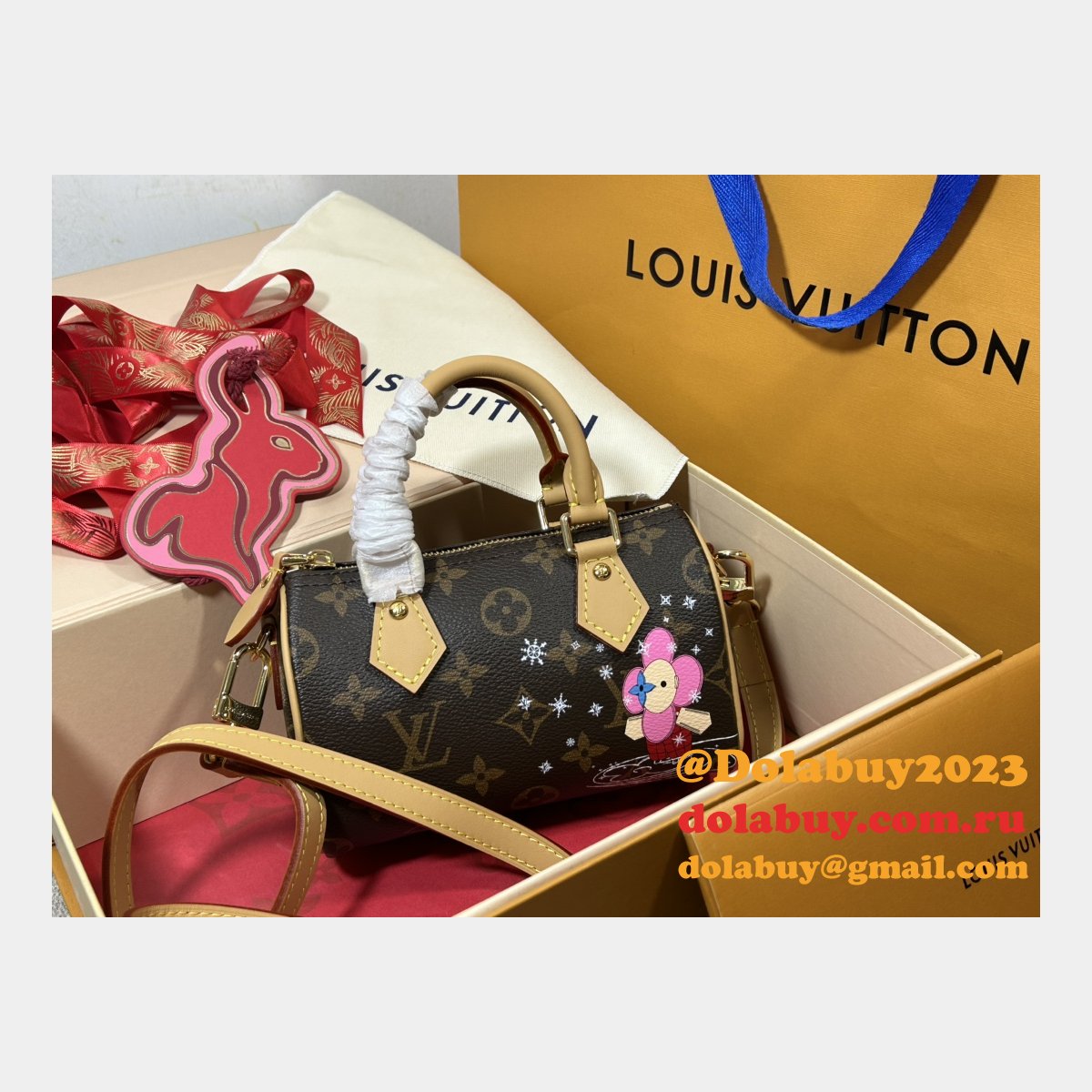 Nano Speedy M82624 Designer Louis Vuitton Replica Bag
