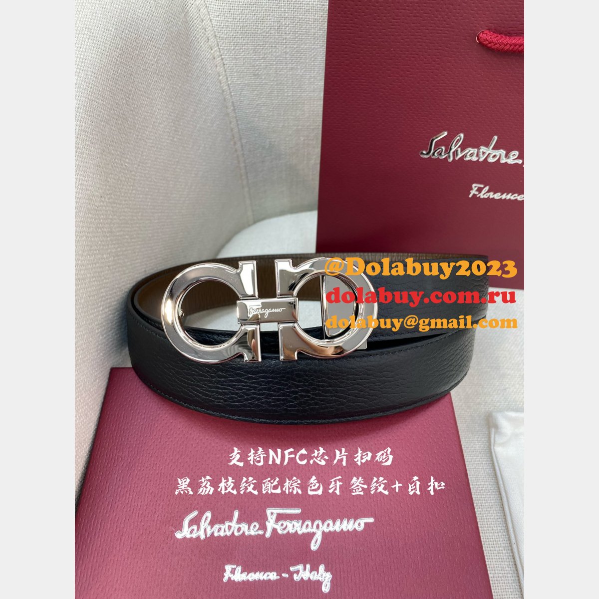 Fashion Cheap FERRAGAMO BELT 35MM ONLINE