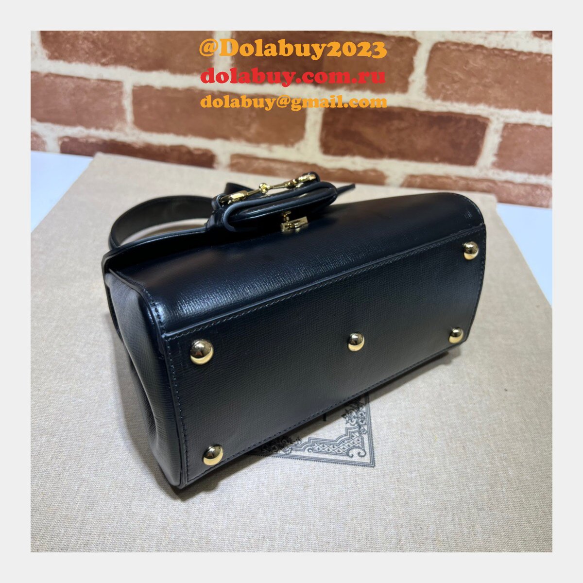 the highest quality G*u*i horsebit replicas 703848 1955 top handle bag