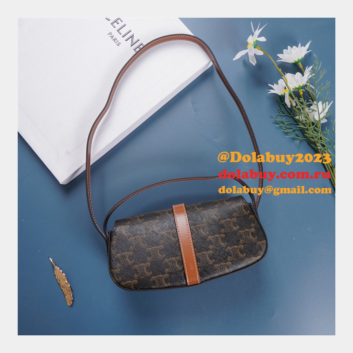 High Quality Céline Mirror Tabou Clutch 10I592 Bag replica handbags