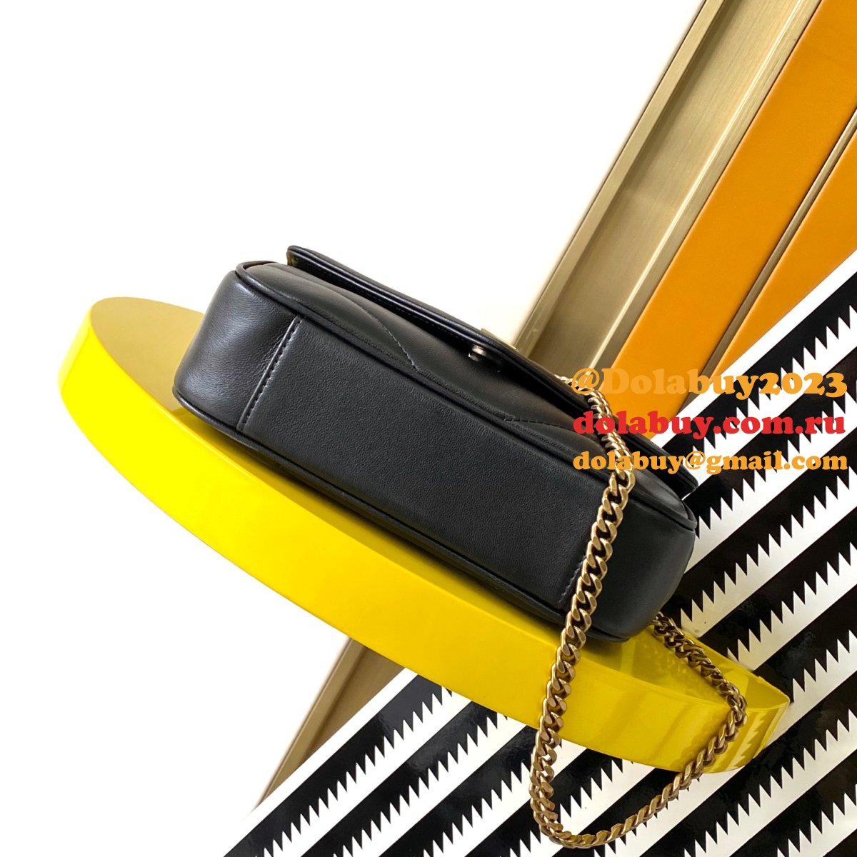 Top Quality Saint Laurent New LouLou HANDBAG 20/24/29cm Black