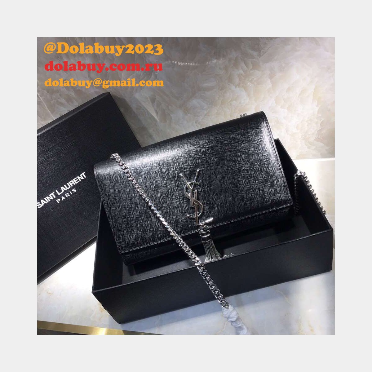 YSL Cheap Saint Laurent Monogram Caviar Quilted