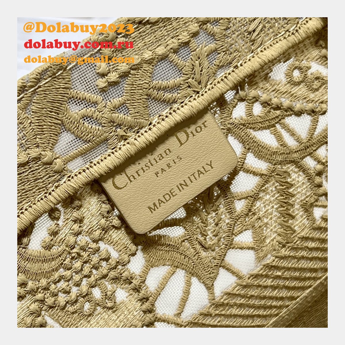 Dior Replica Book tote Bayadere D-Stripes AAA+ Bags