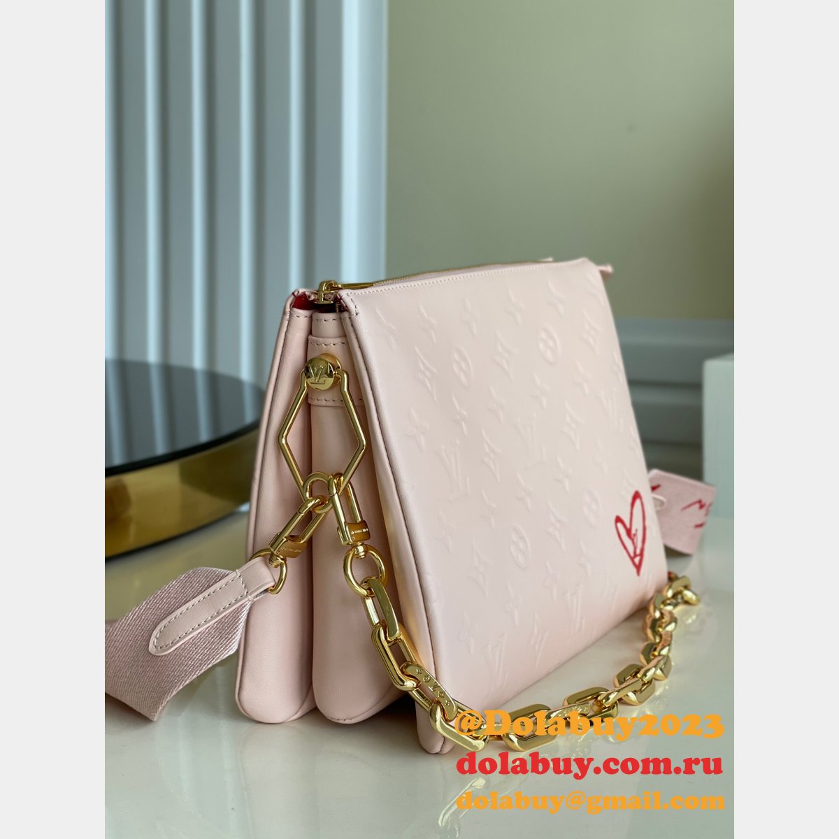 Luxury Louis Vuitton replica M58739 Coussin PM Monogram Lambskin Handbags