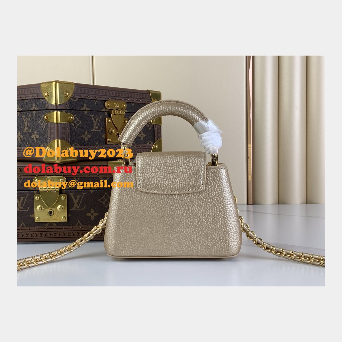 The Dolabuy Replica Capucines Louis Vuitton M48865 M24583 Bag