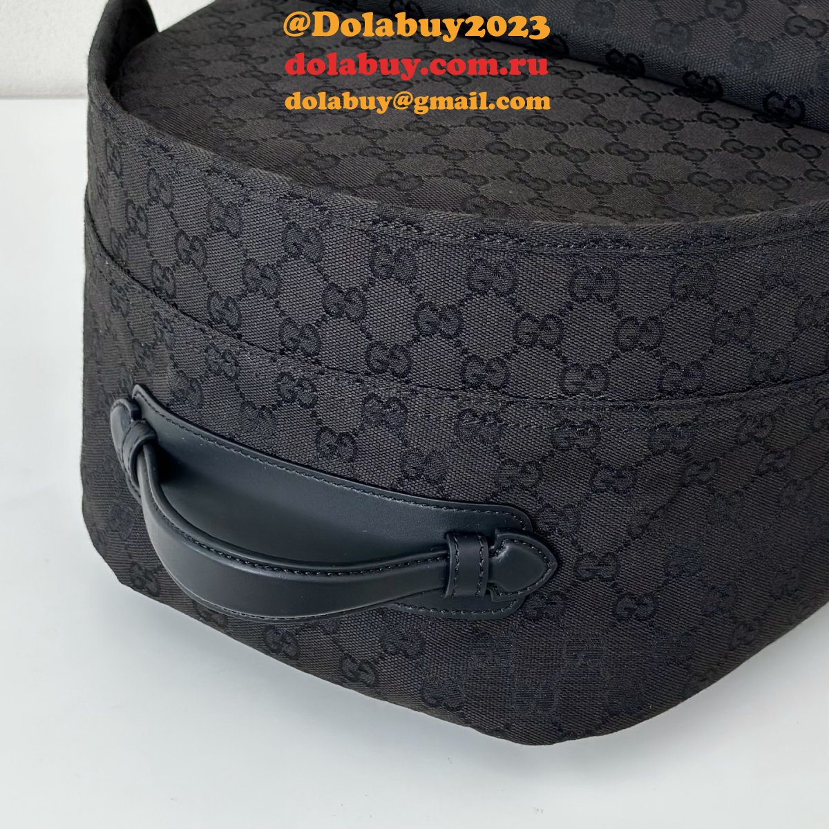 G*u*i medium gg backpack with web men 824624 replica bag