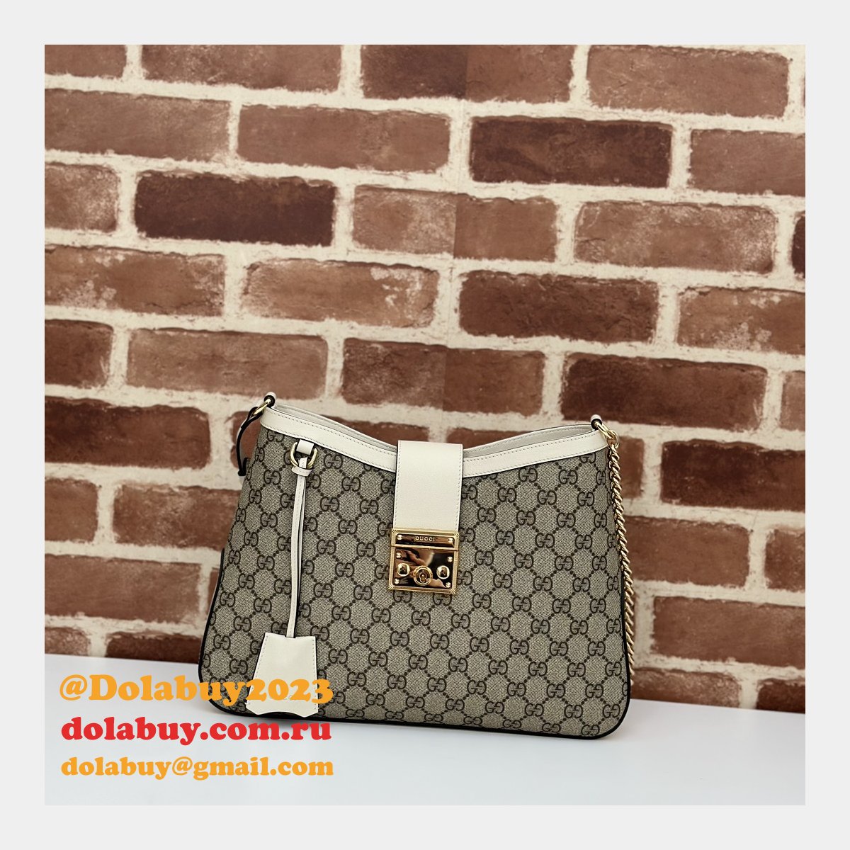 chain luxury best 795113 G*u*i padlock gg replicas shoulder bag