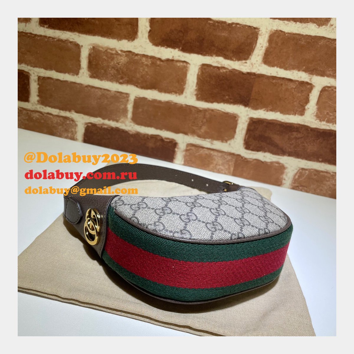 designer aaa G*u*i 658551 ophidia gg mini bag in gg supreme