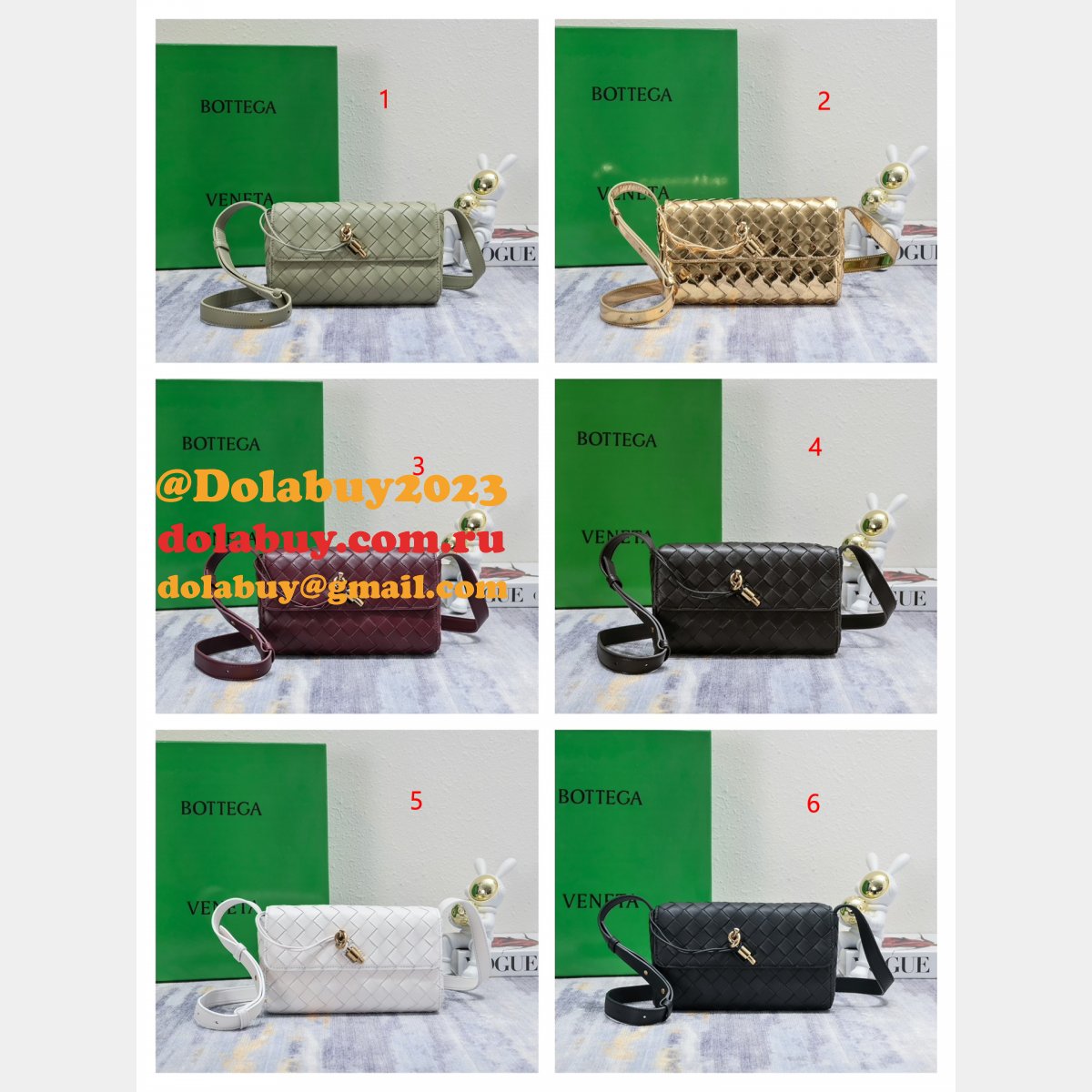 Top Dolabuy Best Quality 5545 Andiamo Replica Bottega Veneta Bags