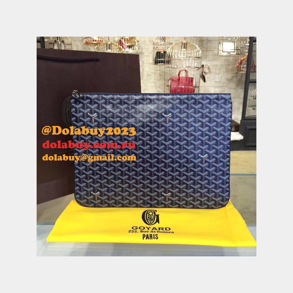 Top Quality Goyard Multi-Color Clutch AAA+ Bags