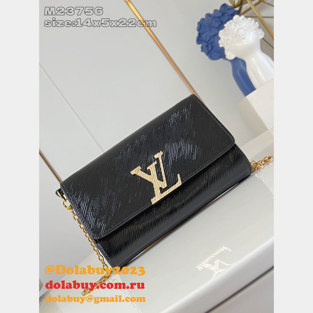 Louis Vuitton Pochette Louise Epi Top Quality M23756 Bag