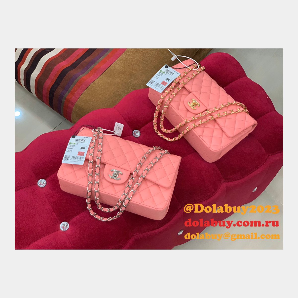 High Quality Replica Lambskin CF1112 Bags 25CM For Sale