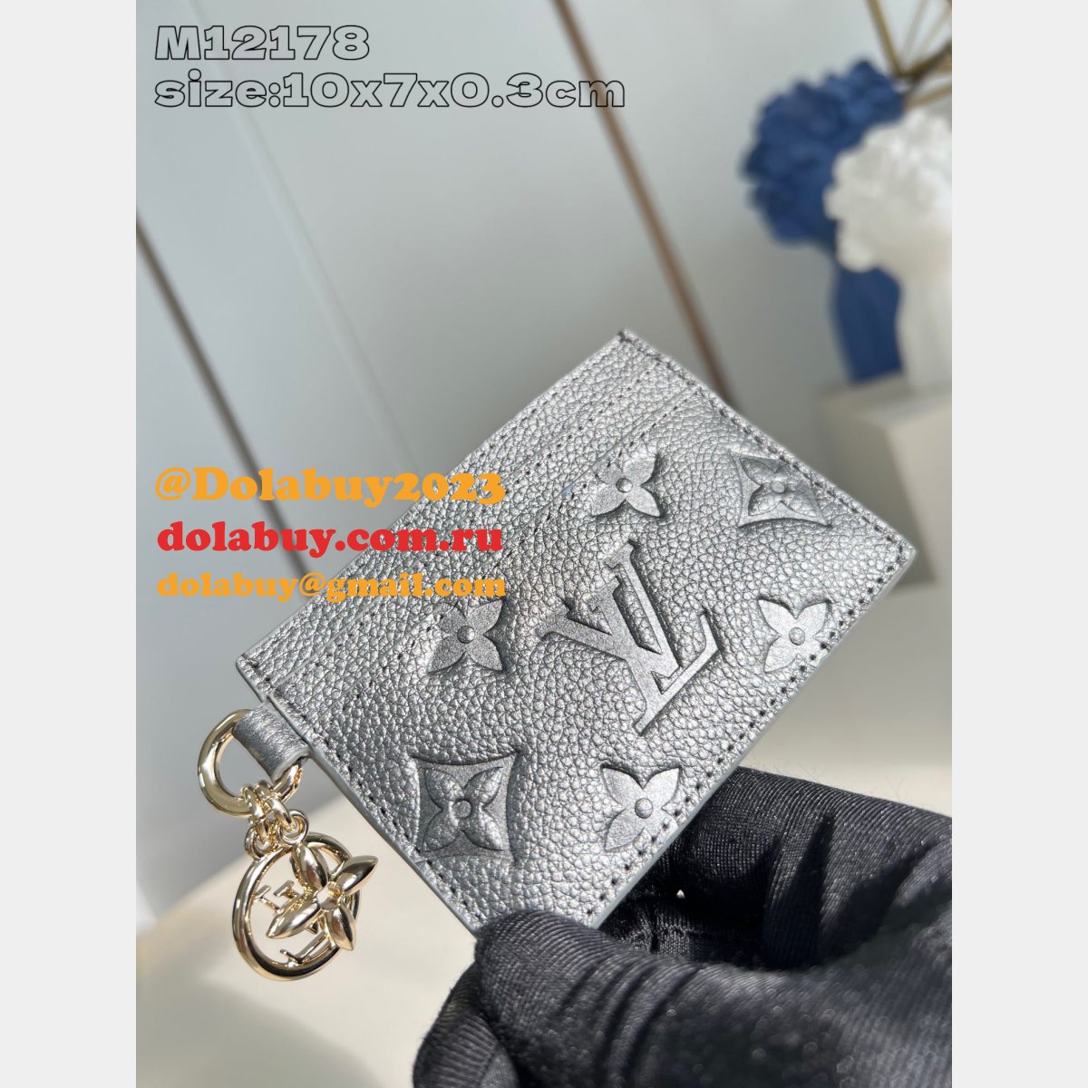 Louis Vuitton Replica LV Charms Card Holder M12178 Bag