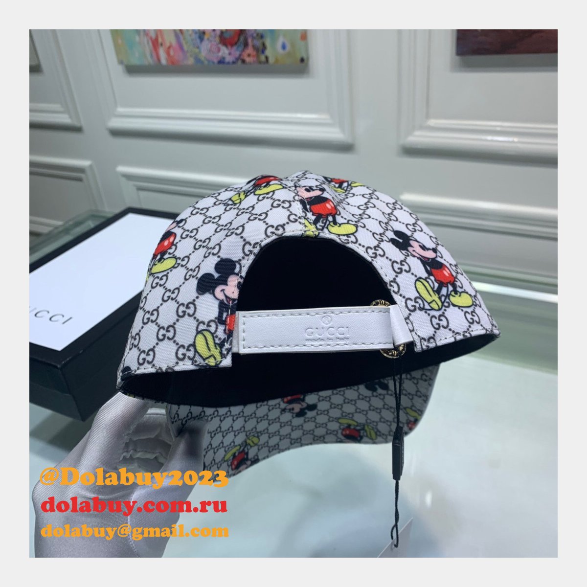 top quality G*u*i mickey mouse hats