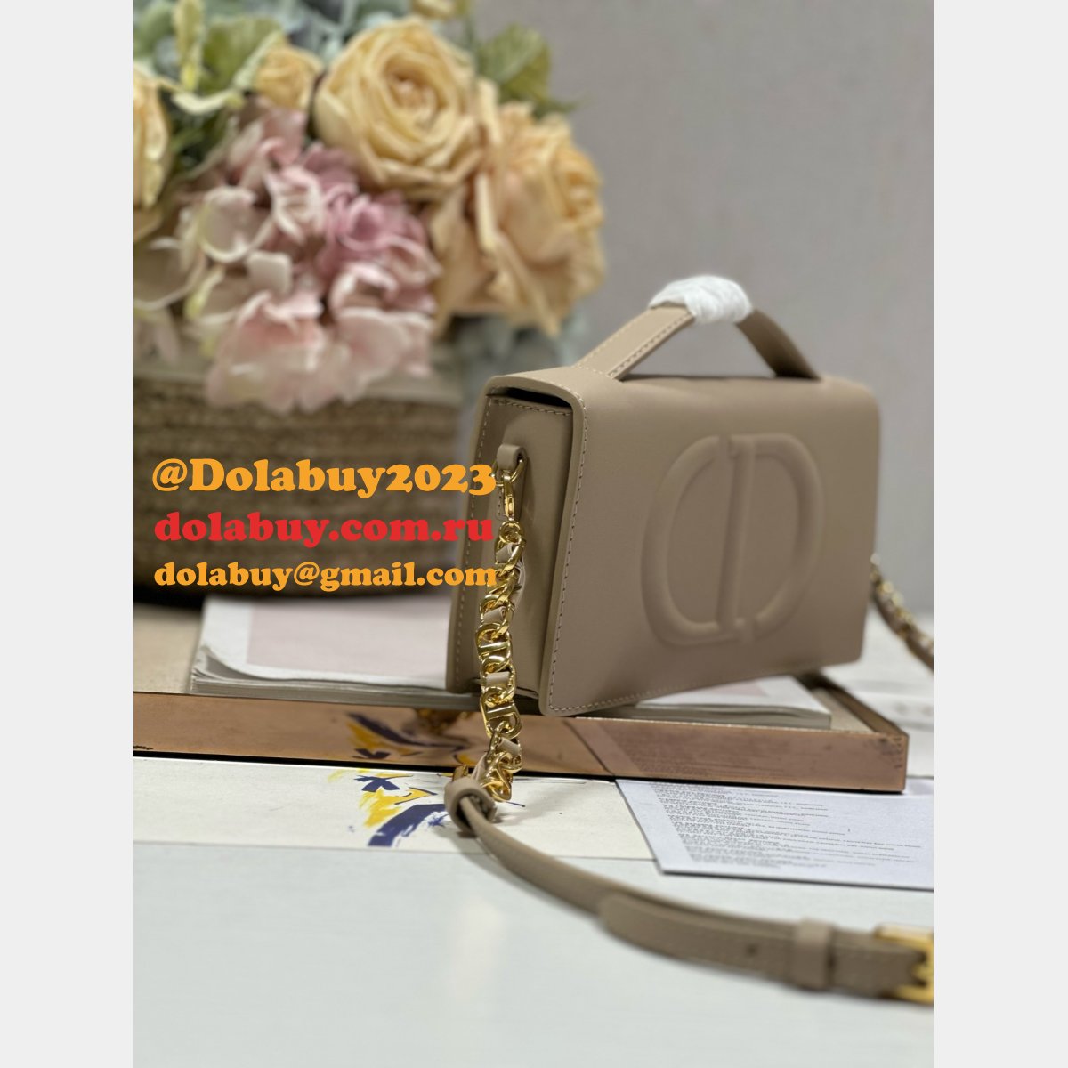 CD Signature Dior 2209 Best High Replica Designer Tote Bags