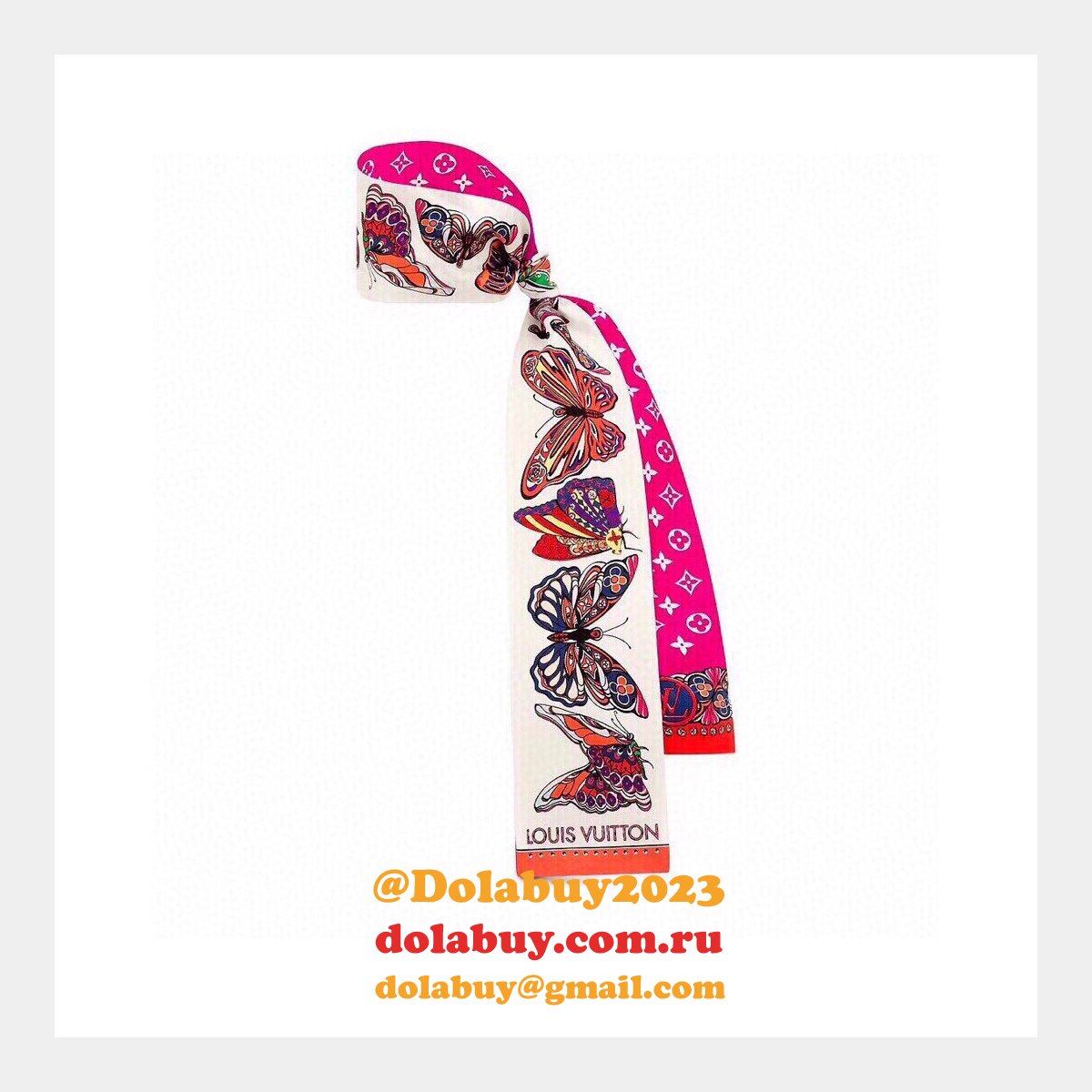 Louis Vuitton Straps bow tie streamers