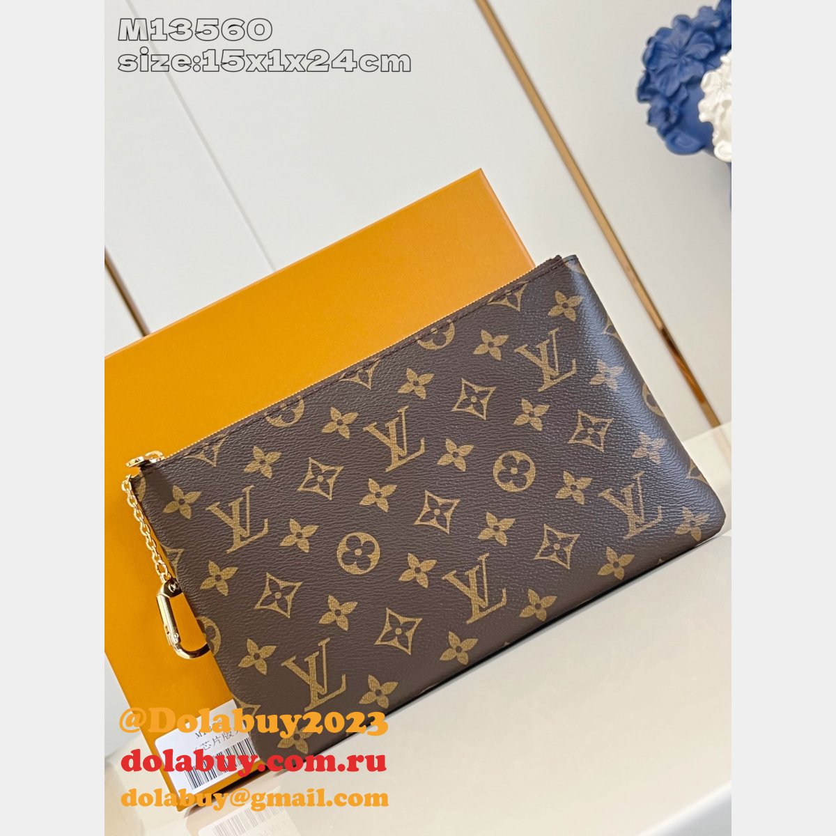 Louis Vuitton Key Pouch M Monogram M13560 Women Goods 7 Star Bag