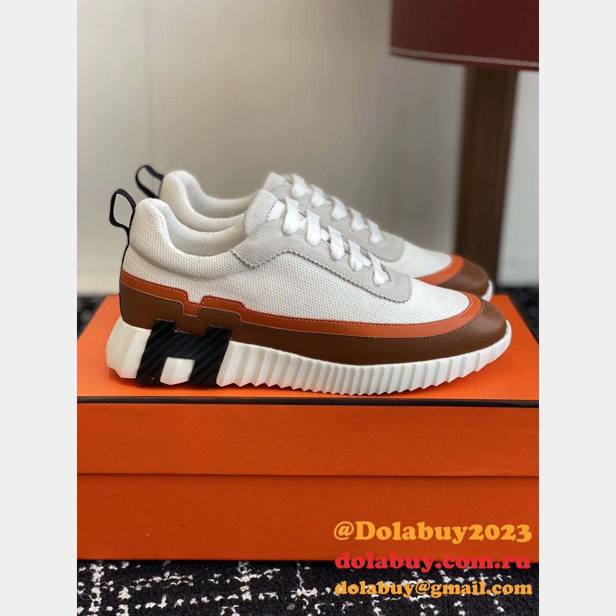 7 Star Hermes Bouncing Sneaker