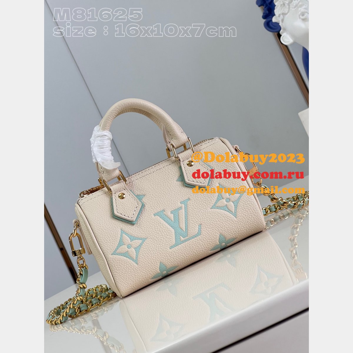 Green M81625 Shop Replica Nano Speedy Louis Vuitton Perfect Handbags