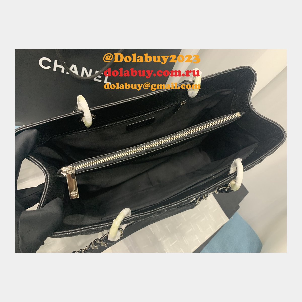 Best classic  CC 50995 shopping bag CAVIAR leather