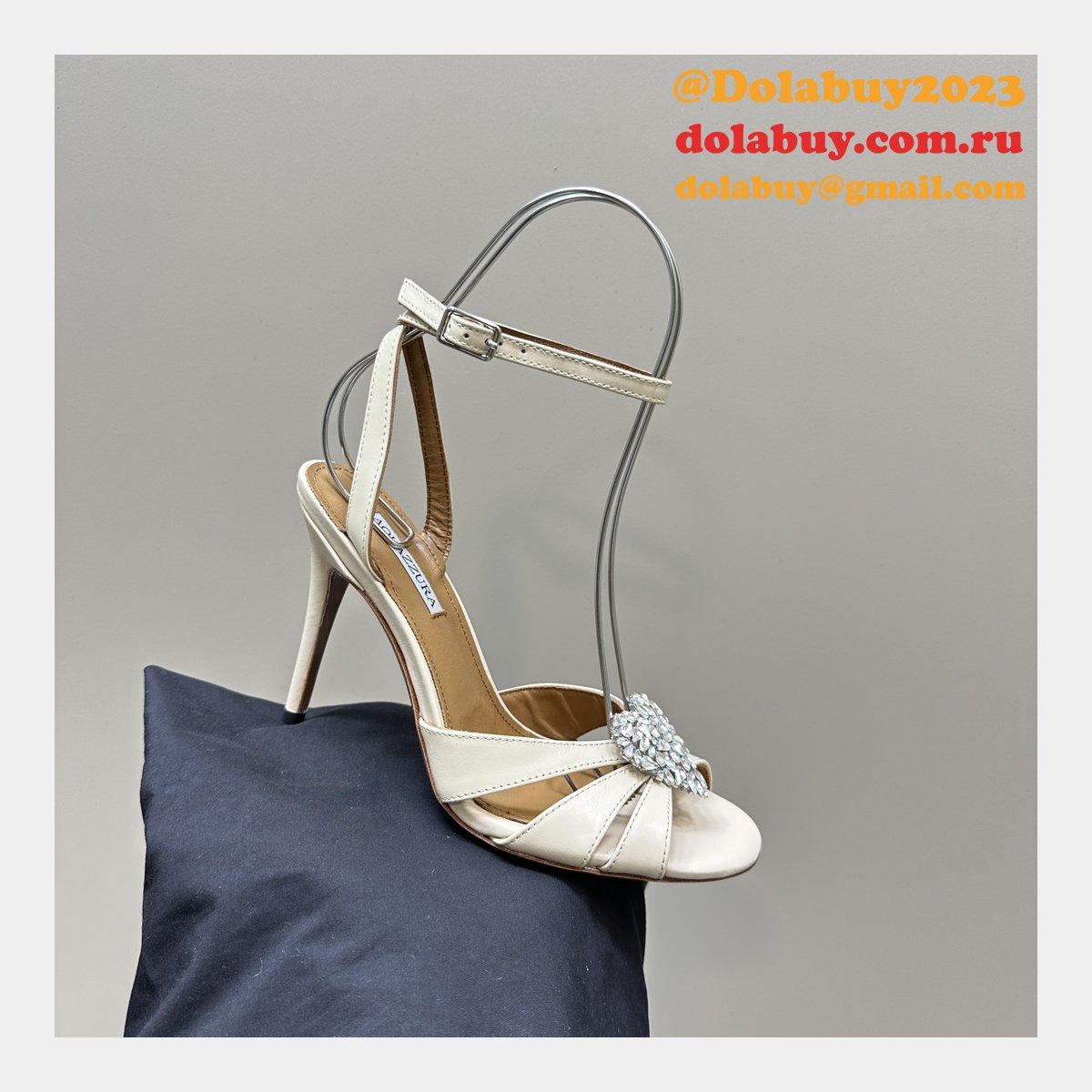 Wholesale Cheap Aquazzura Heels 8.5cm Sandals Perfect Shoes