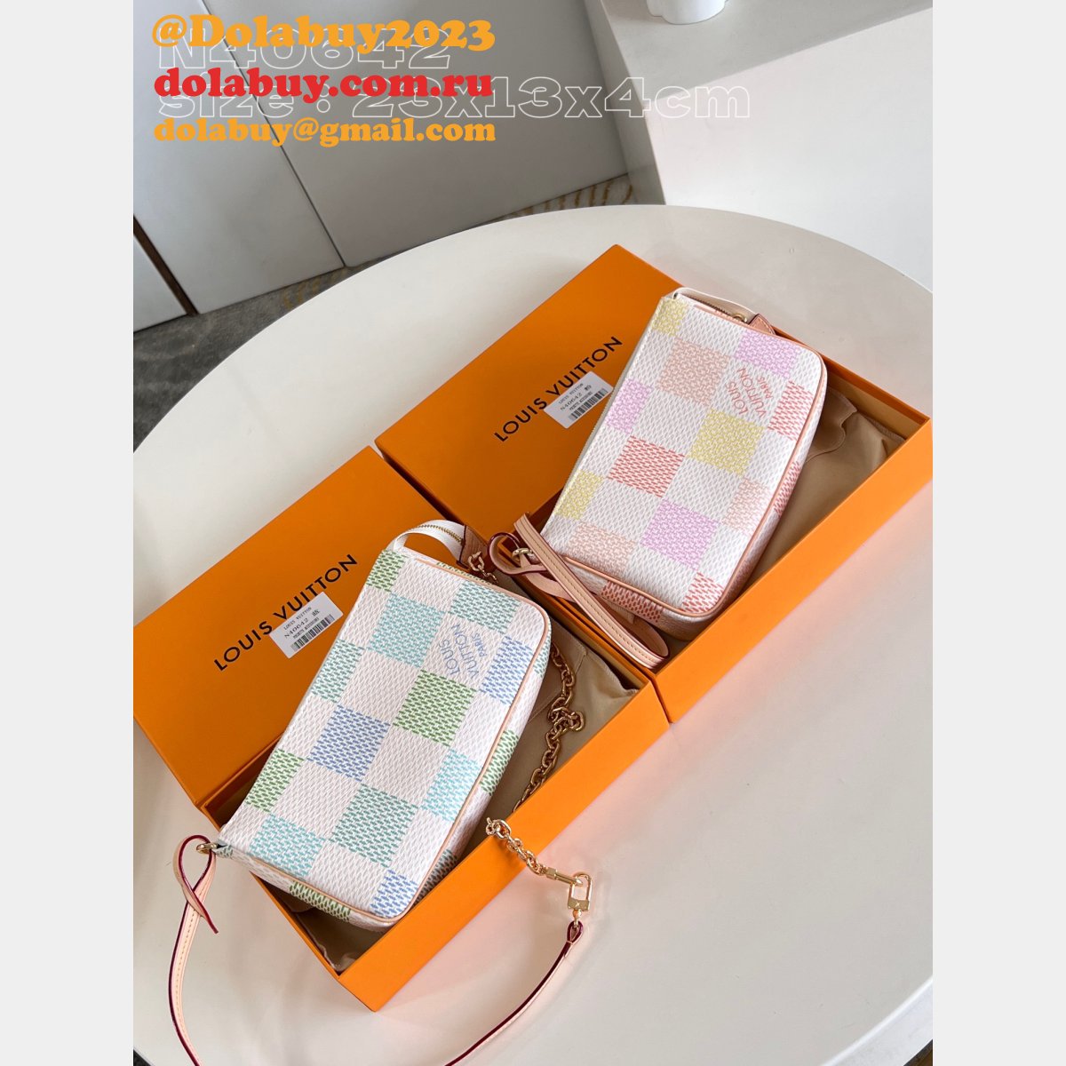 Dolabuy Louis Vuitton N40642 Replica Pochette Accessoires Damier Canvas