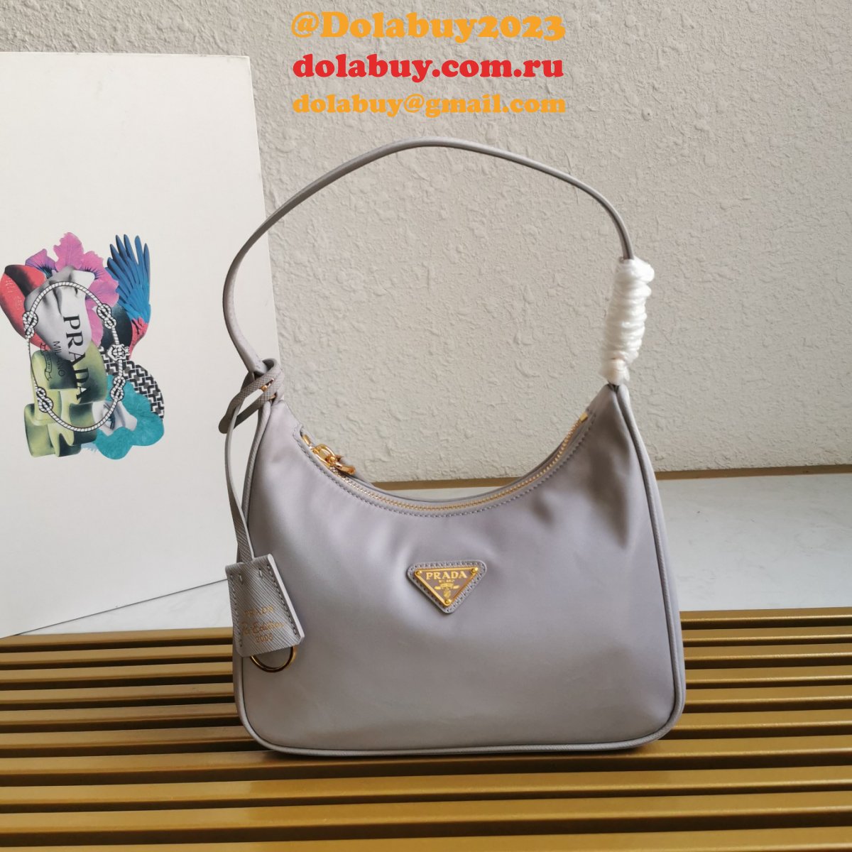 Shop High Quality Replica 1NE204 Prada Hobo Handbag