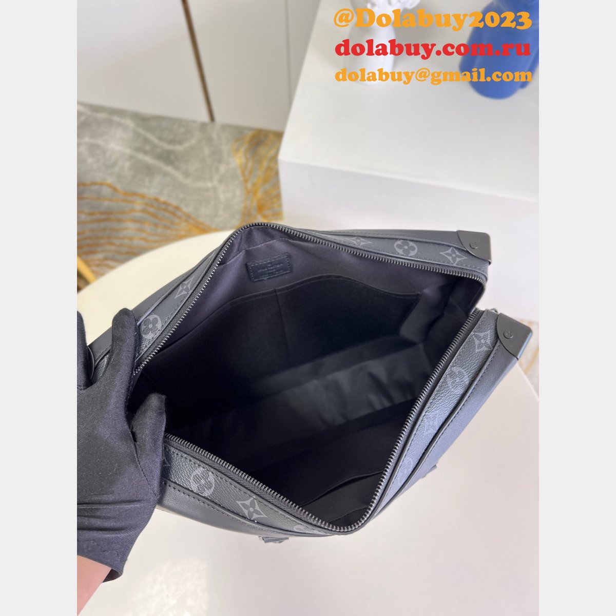 Louis Vuitton high quality designer replica Soft Trunk Briefcase M44952 Bag