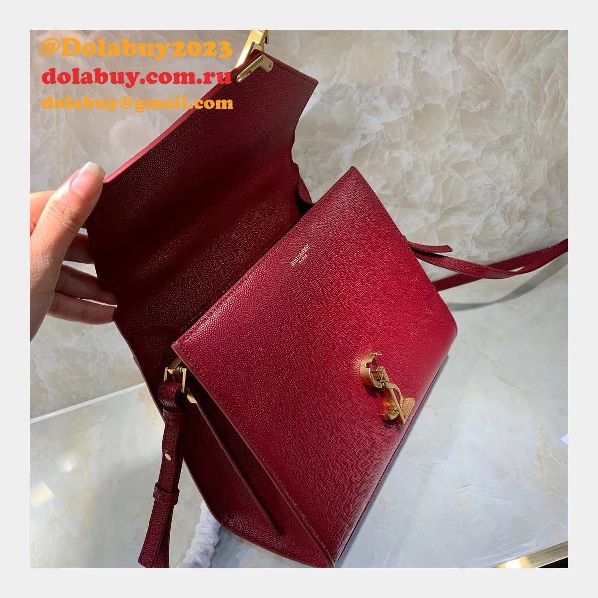 Luxury Replica Saint Laurent Cassandra Top-handle 578000 Bag