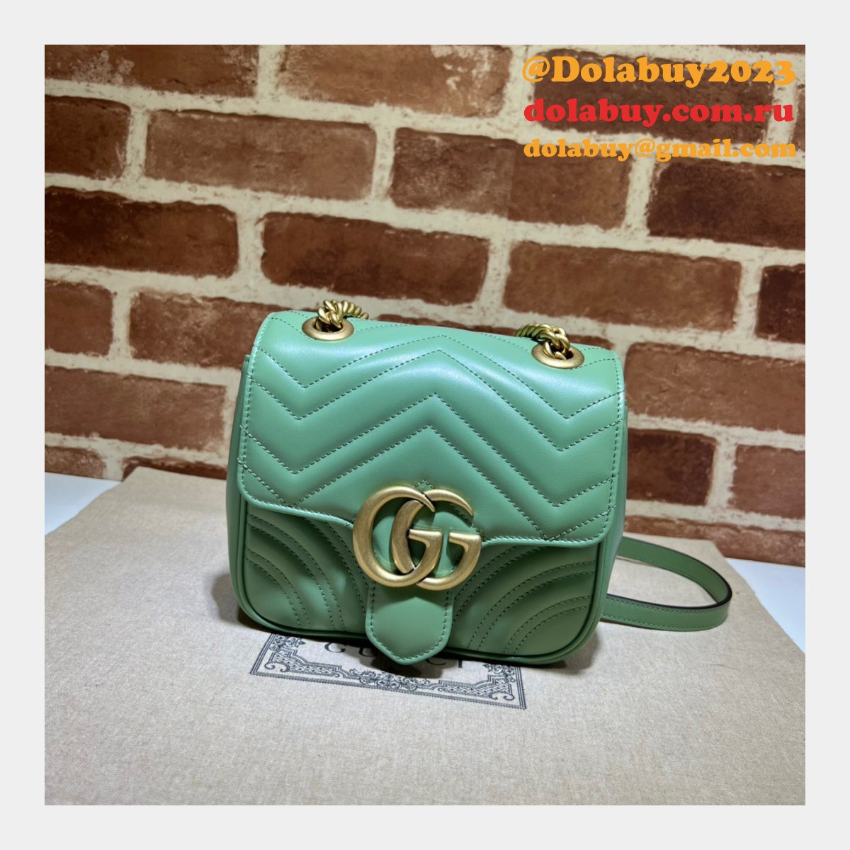 G*u*i replicas gg marmont 739682 shoulder wholesale bag