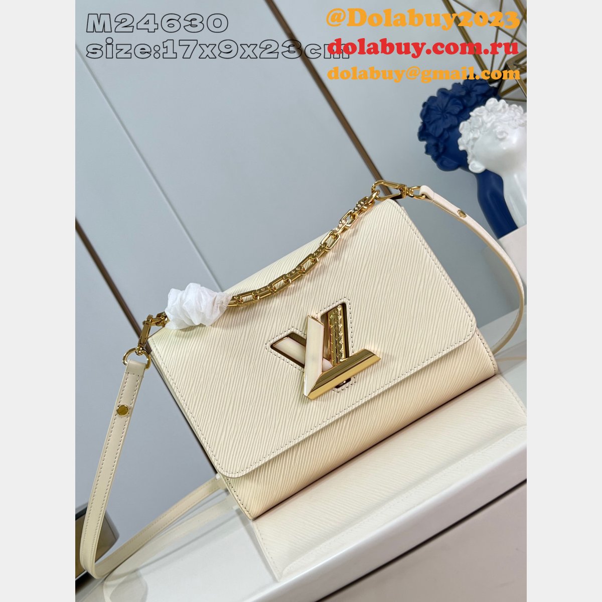 Louis Vuitton Twist Inspired Epi M24631/M24630 High Bag