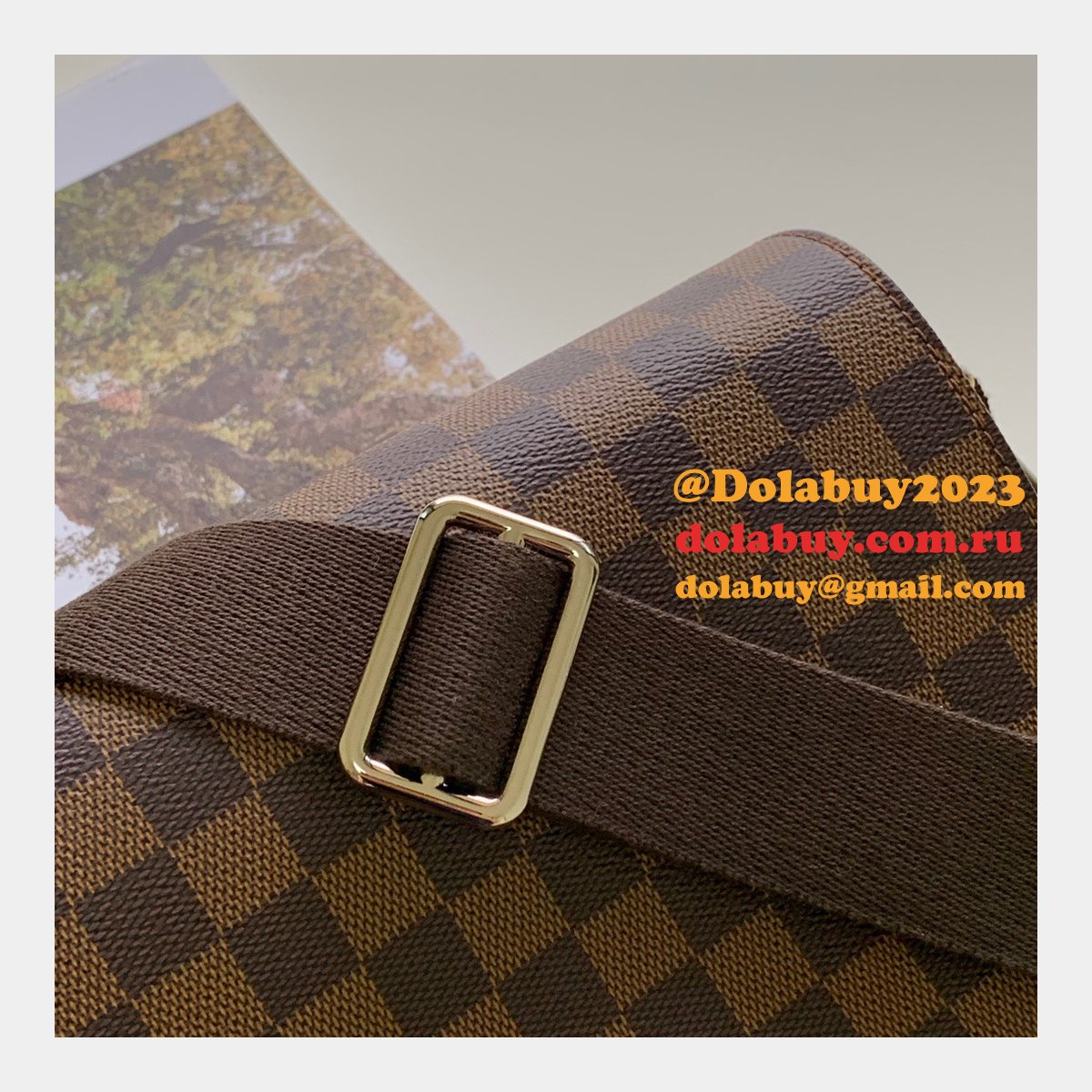 Louis Vuitton Replicas N41031 District PM Damier Ebene Canvas