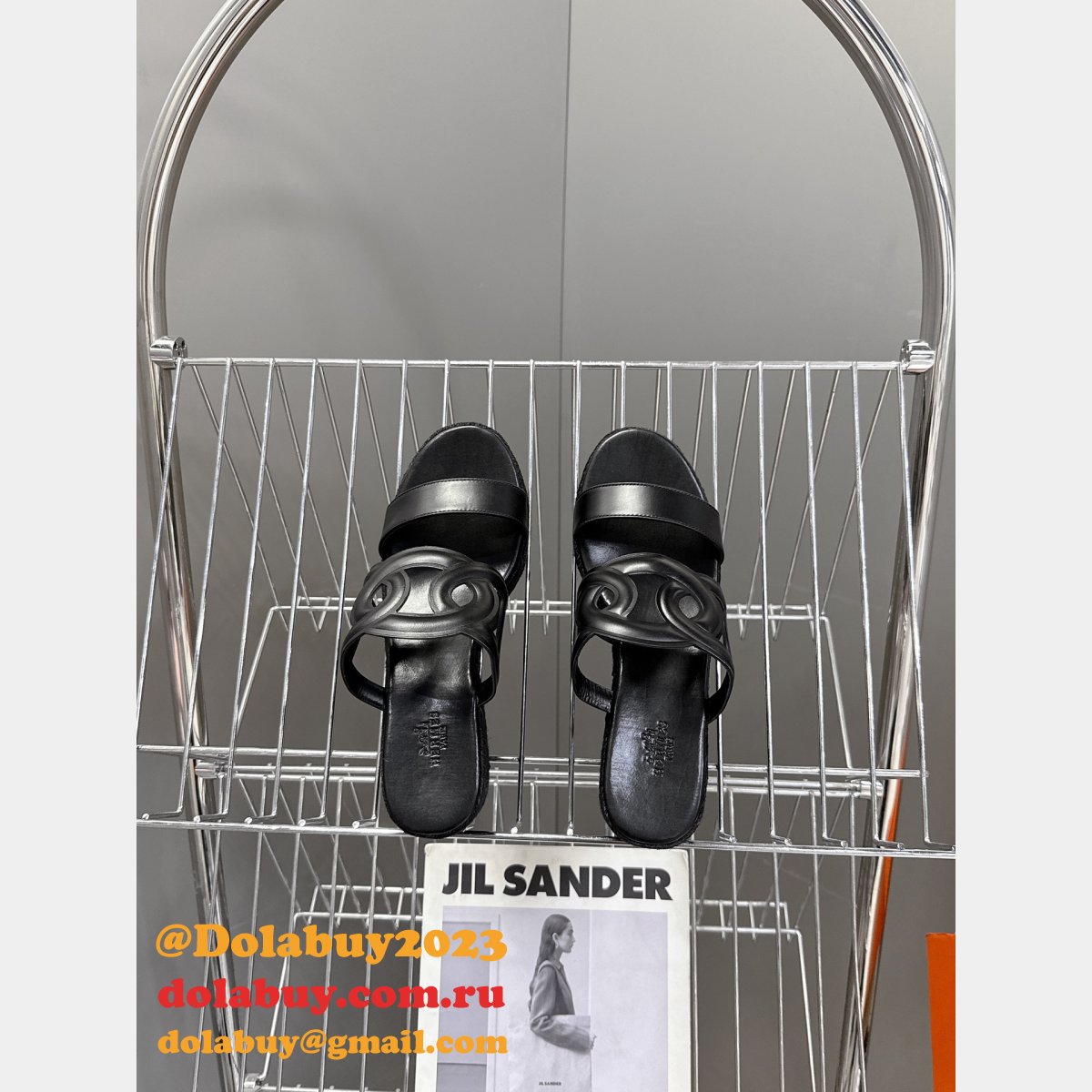 Inspired Hermes Wedge High Heel Sandals