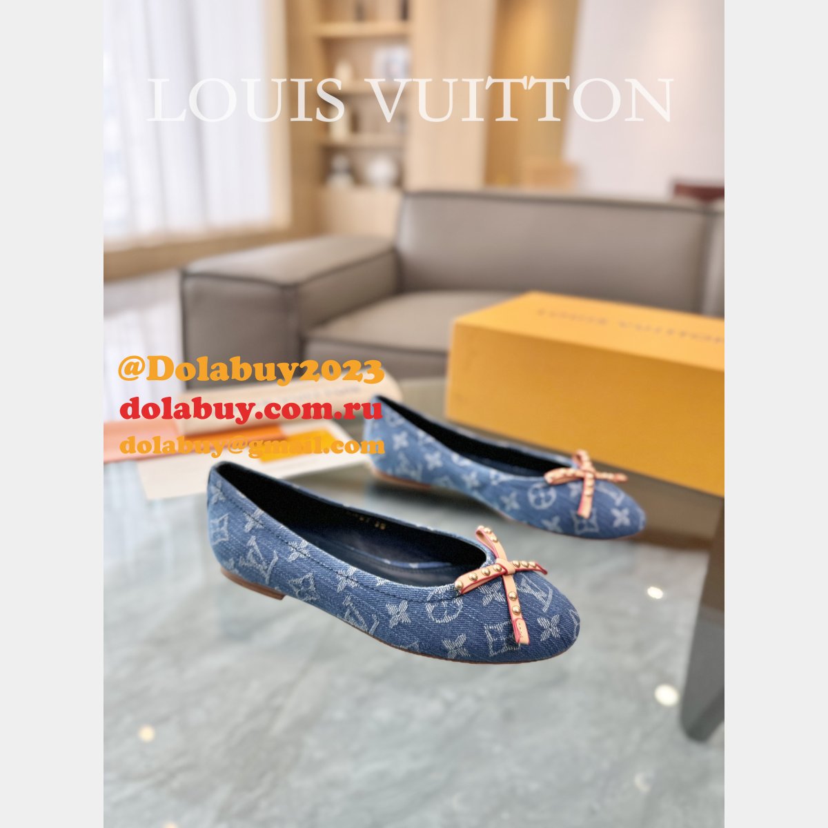 Top Quality LOUIS VUITTON Shake Flat Ballerina