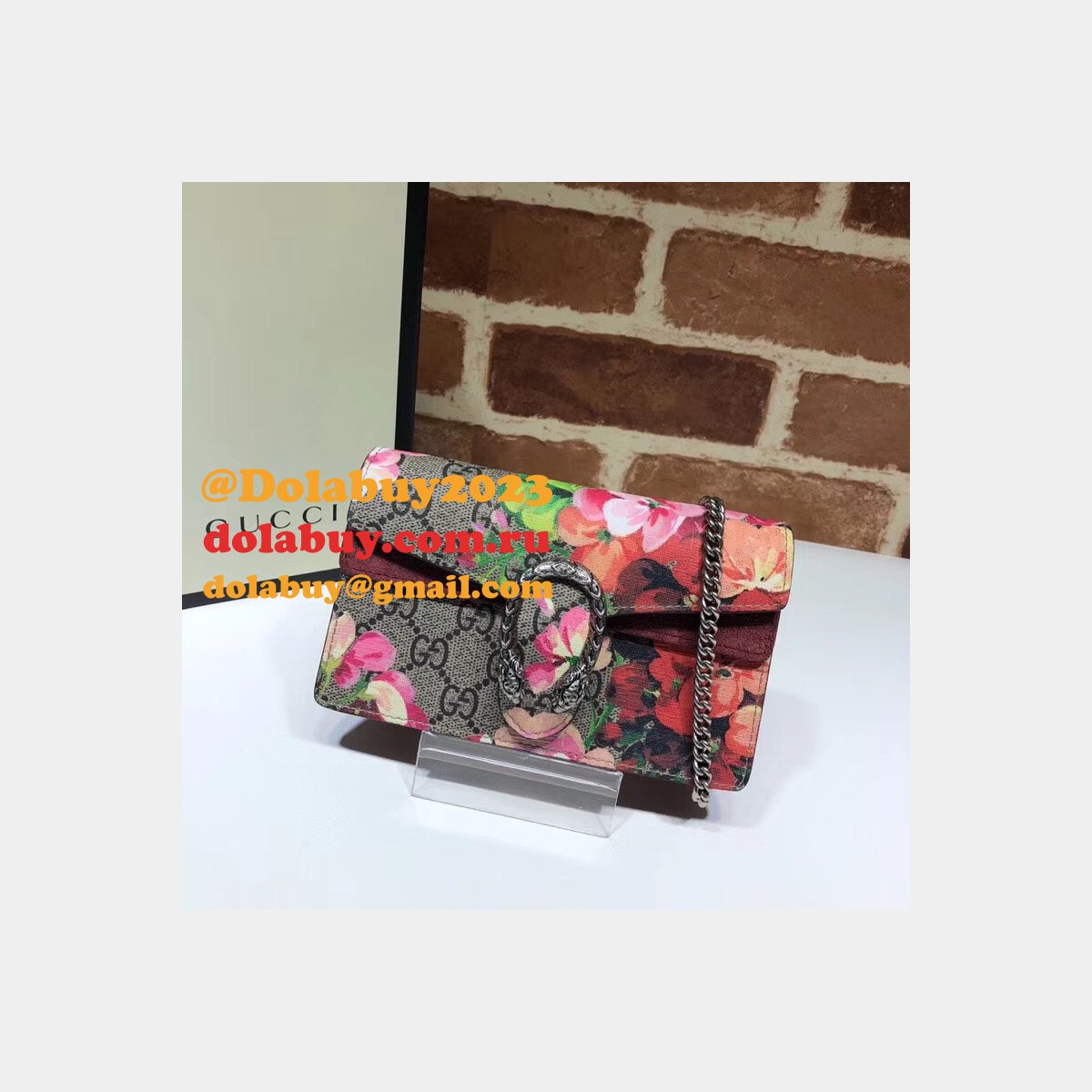 Cheap Blooms Print Dionysus Fashion Mini Shoulder Bag 476432