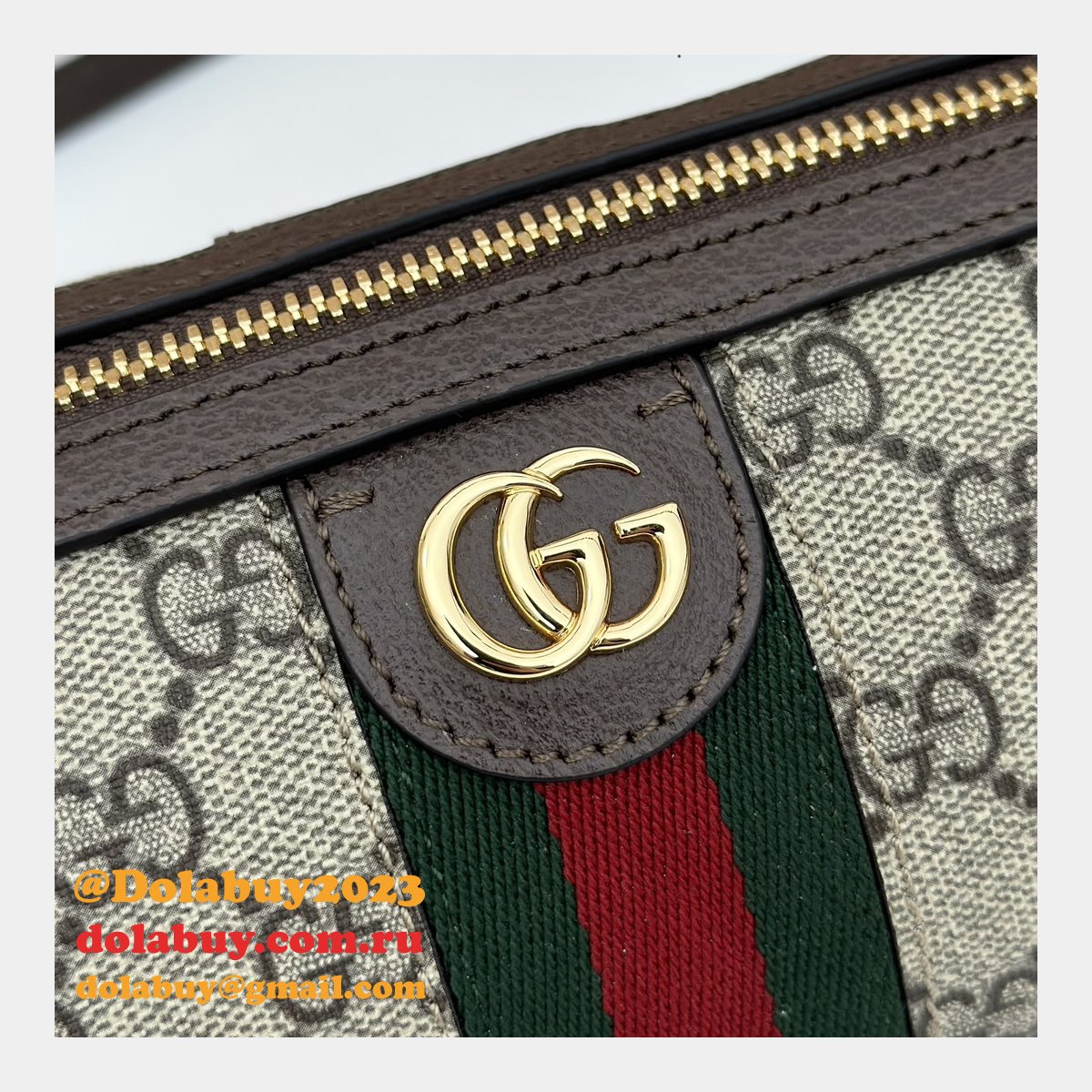 G*u*i designer ebony supreme 795208 ophidia mini shoulder fake bag