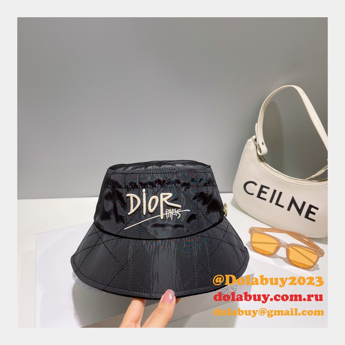 AAA+ Christian Dior Wild fisherman Temperament cap hat