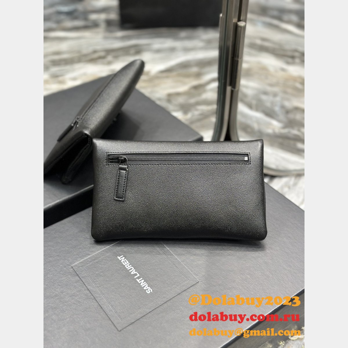 YSL West Hollywood Clutches 738821 Replica Yves Saint Laurent
