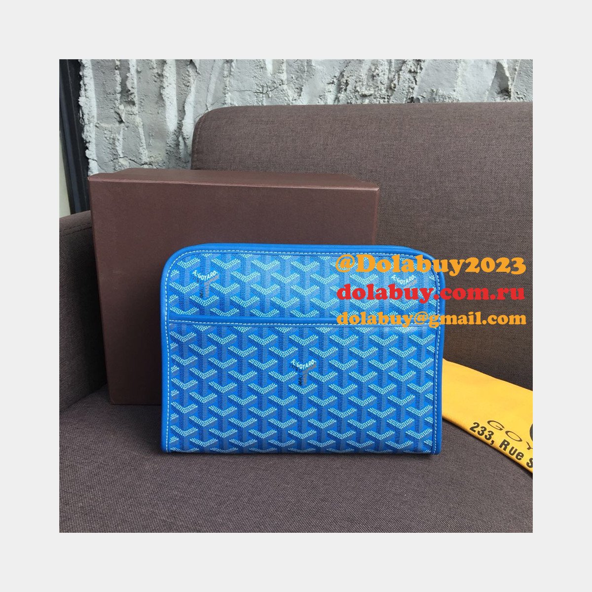 Top Quality Goyard Multi-Color Cosmetic toiletry bag