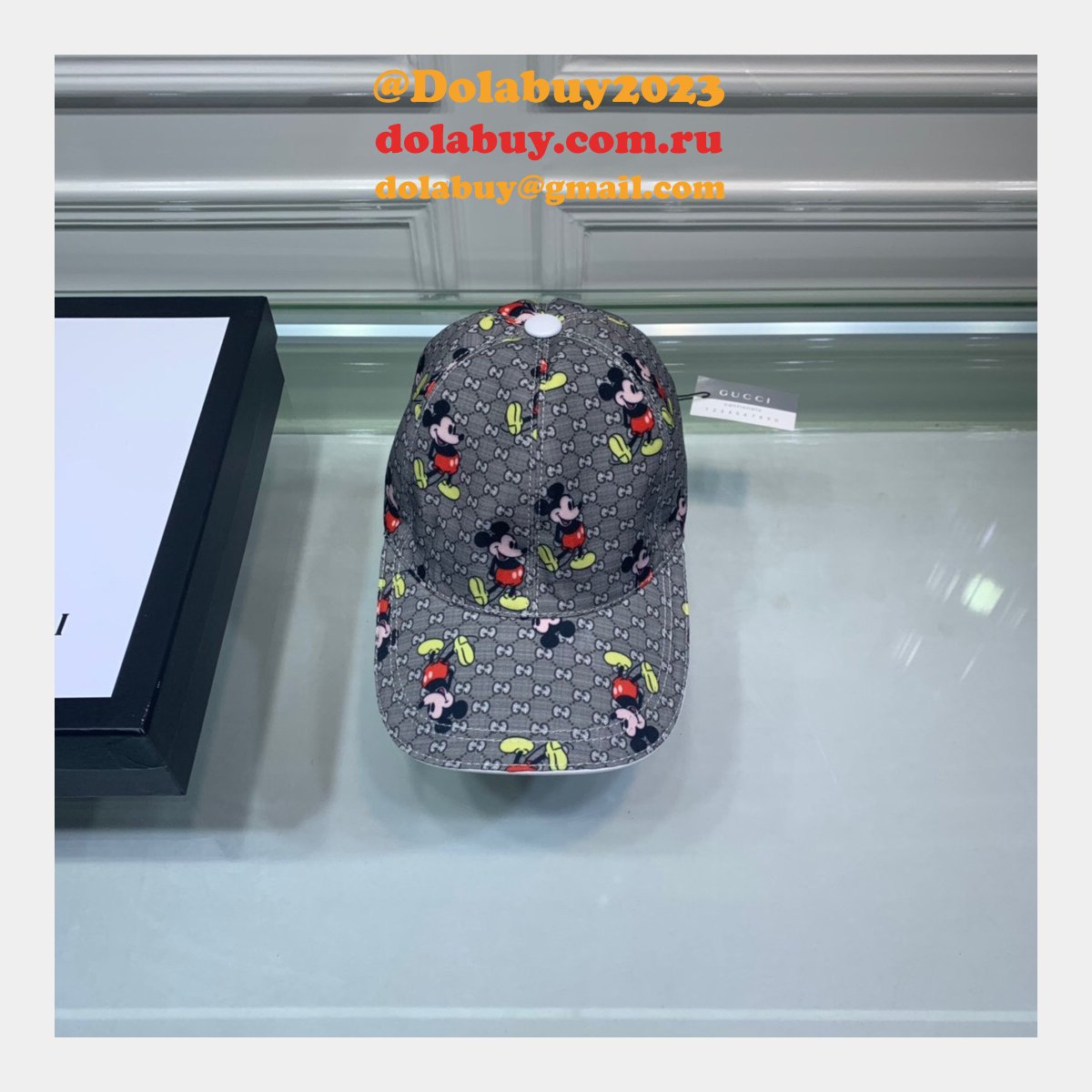 top quality G*u*i mickey mouse hats