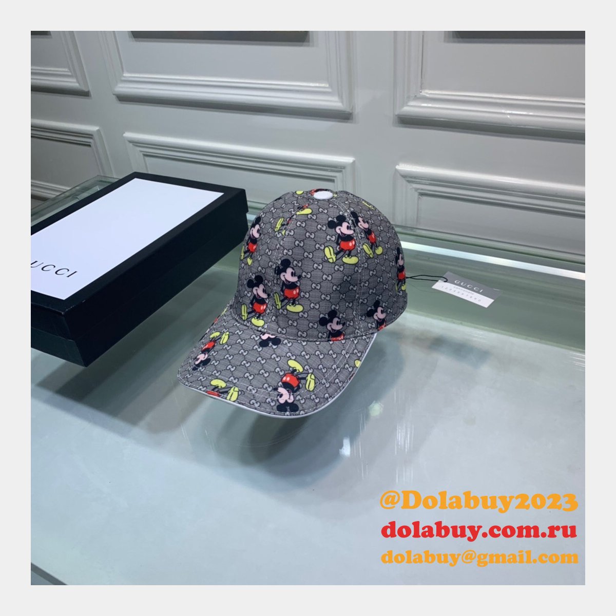 top quality G*u*i mickey mouse hats