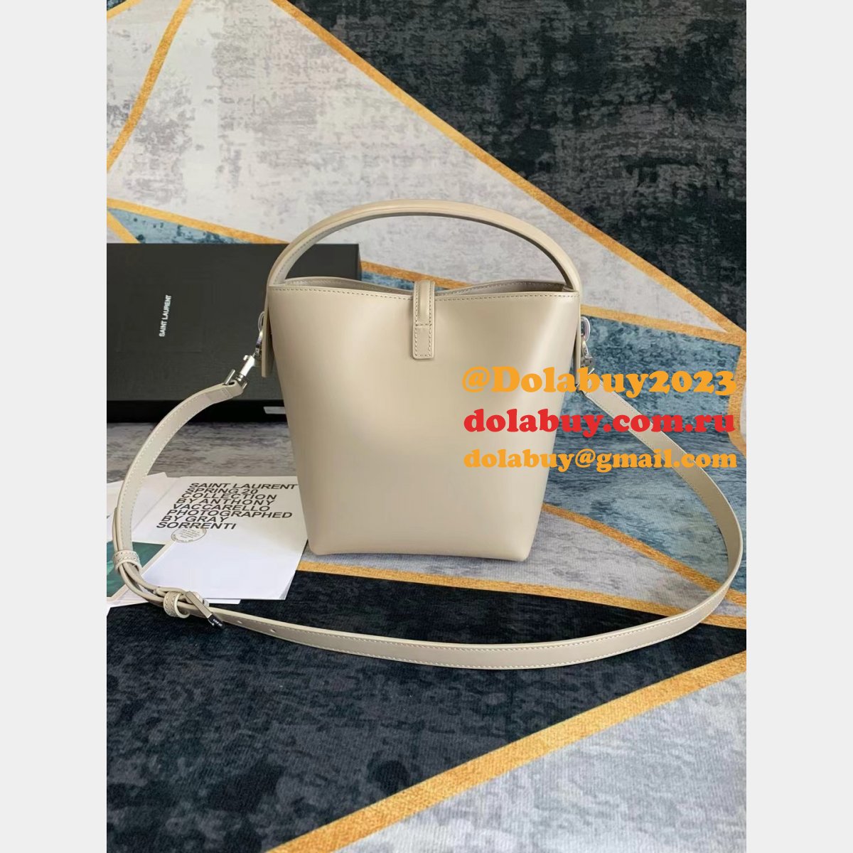 YSL Replicas LE 37 Inspired In Shiny 749036 Luxury Saint Laurent Bag