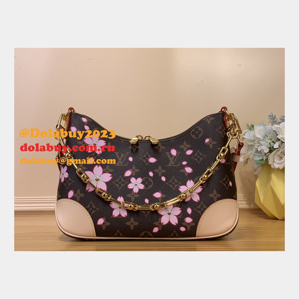 Louis Vuitton LV x TM Boulogne Monogram M13265 Women Handbags