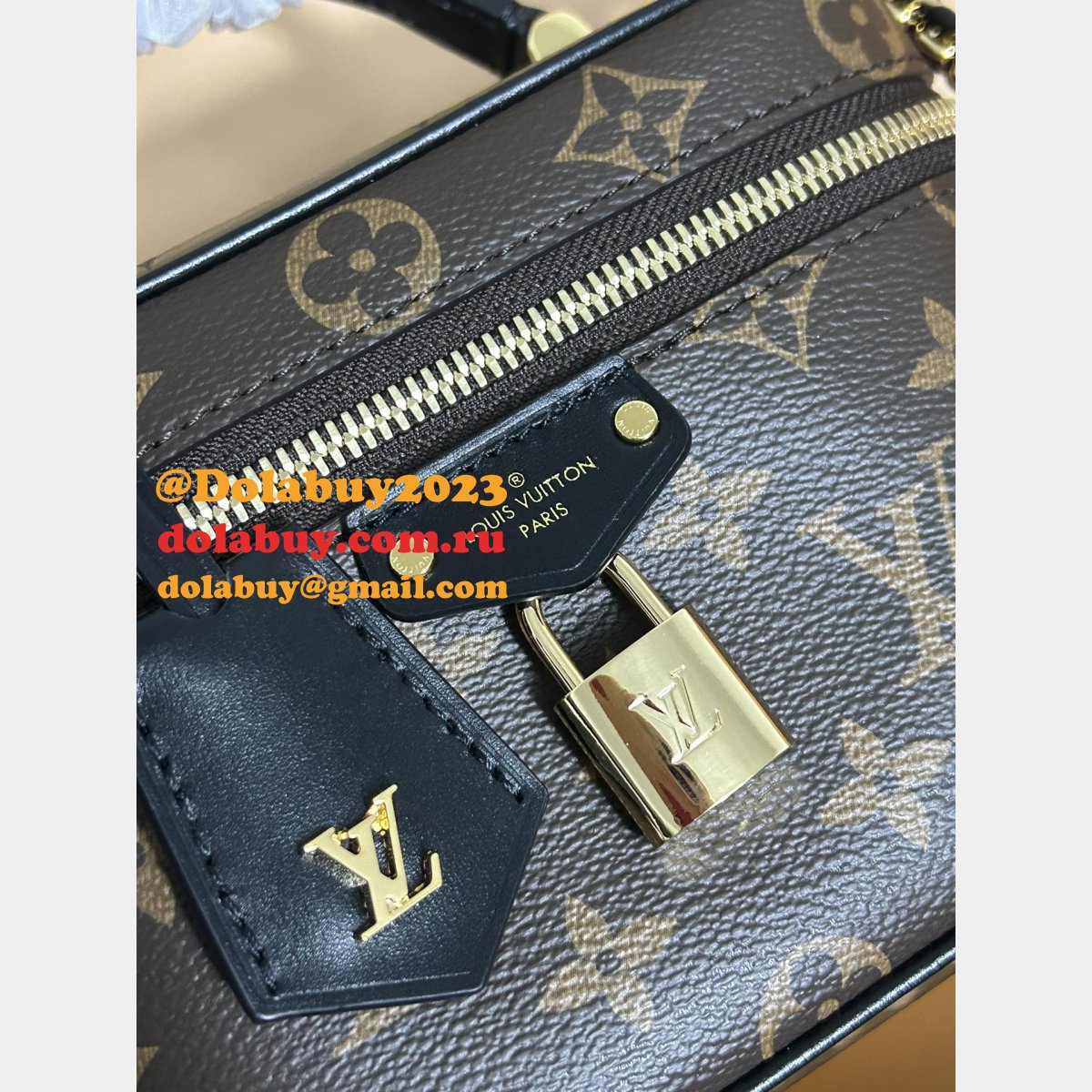 Vanity Chain Pouch Monogram Reverse M47125 Knockoff Louis Vuitton