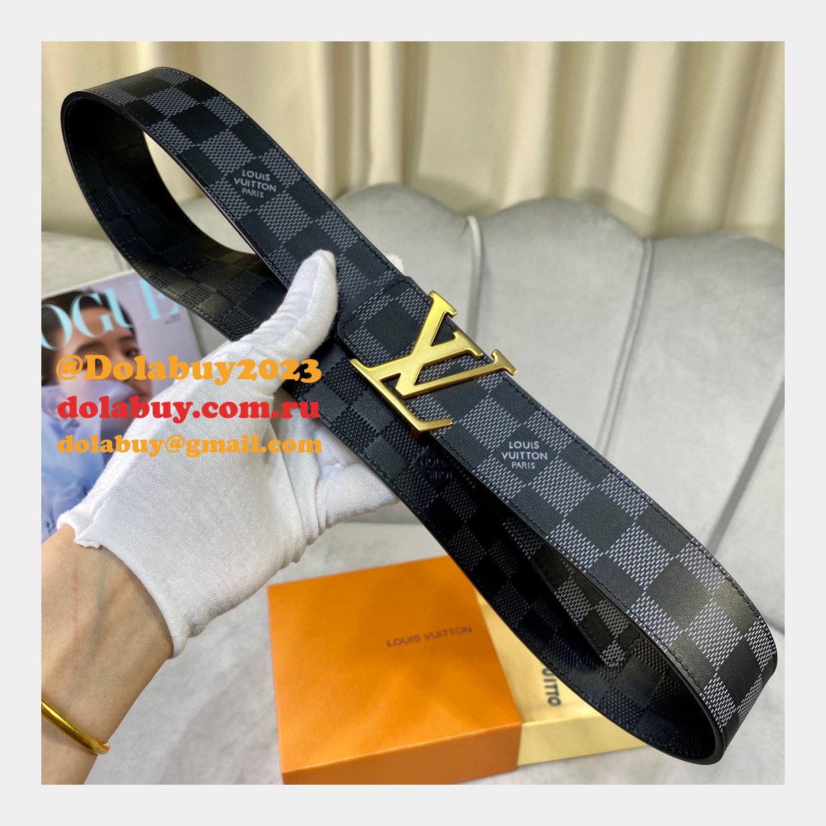 Louis Vuitton 40MM Belts Sale Replica
